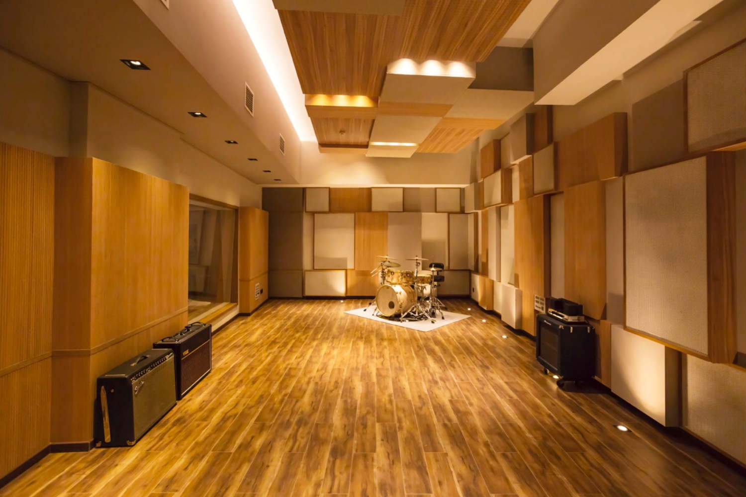 55TEC Studio in Beijing, China - New World-Class Recording Studio designed by WSDG owned by Li You. Live Room