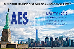 AES 143rd in New York City, at the Javits Convention Center. October 2017. WSDG Booth and Lectures.