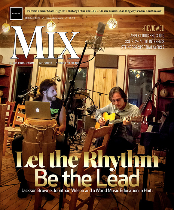 Artist for Peace and Justice in Haiti featured at Mix Magazine Cover on October 2020. Designed by WSDG.