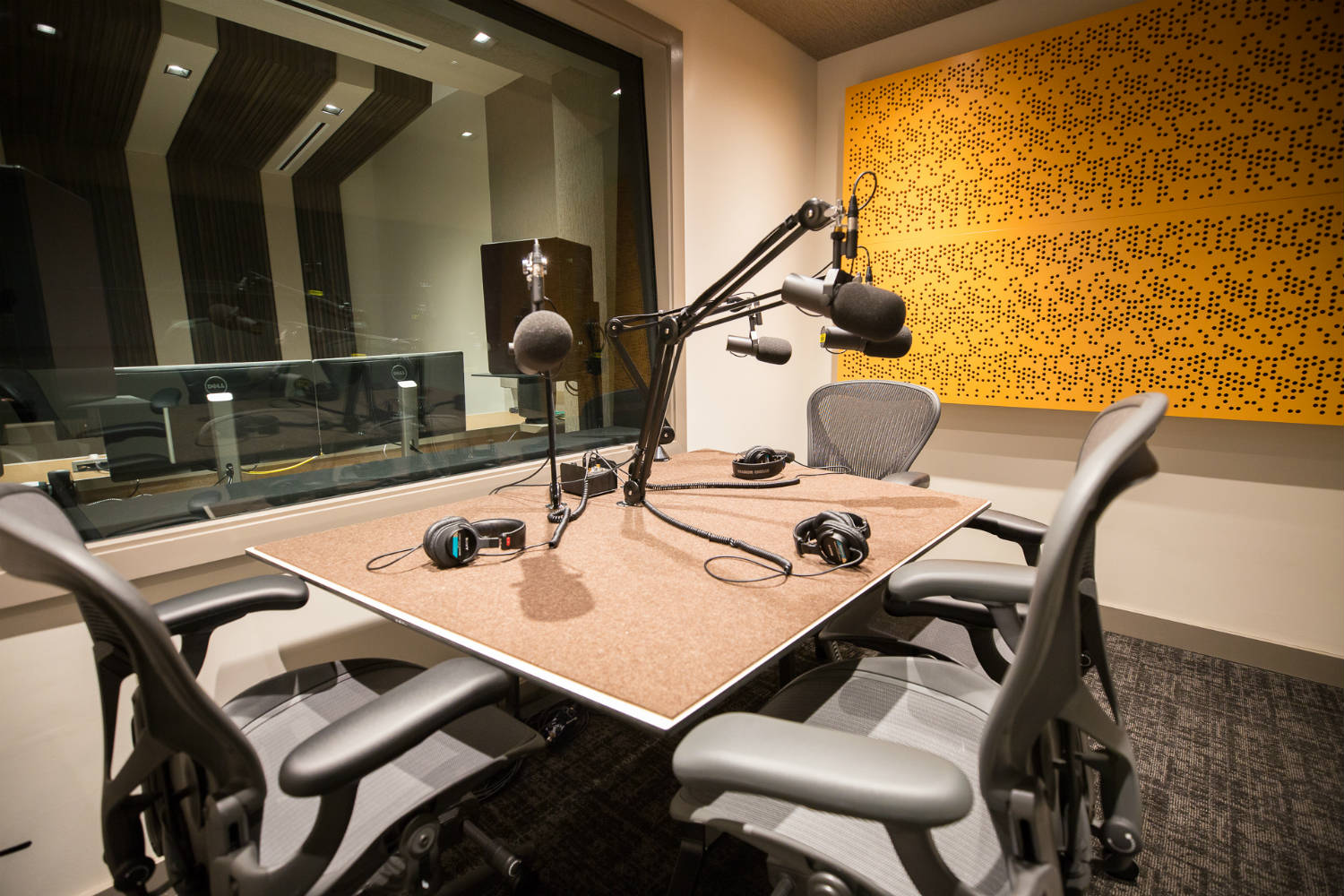 Audible is the world’s largest producer/distributor of downloadable audiobooks and other spoken-word entertainment. WSDG was commissioned to design their new state-of-the-art recording studio complex. Live Room B
