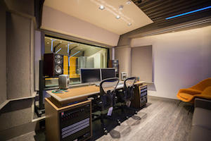 Audible is the world’s largest producer/distributor of downloadable audiobooks and other spoken-word entertainment. WSDG was commissioned to design their new state-of-the-art recording studio complex. Control Room A side view