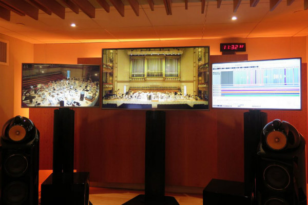 The BSO’s recording studio is in Symphony Hall’s cavernous basement.