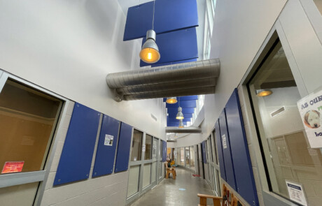 WSDG offered its services to design acoustic treatment for the Dutchess County Society for the Prevention of Cruelty to Animals in Hyde Park, NY. Main Hall.