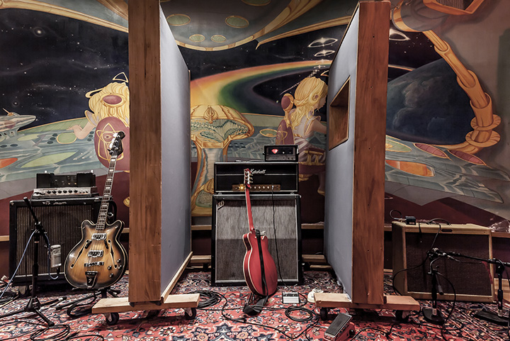 Electric Lady Studios, first artist studio designed by WSDG in 1969 - Jimi Hendrix Studio.