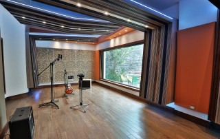WSDG-designed FAMA Studios in Santo Domingo. Live Room A.