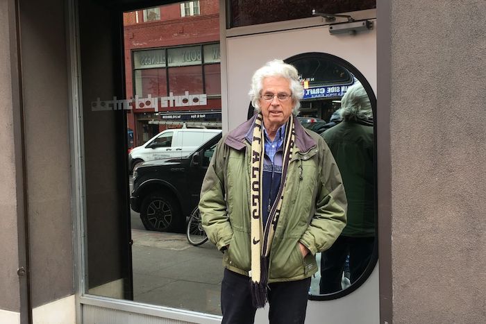 Architect / Acoustician John Storyk, WSDG Founder and director of Design, standing at Electric Lady Studios, the first studio he and WSDG designed.