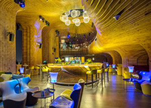 La Cigale, Doha’s newest luxury hotel. WSDG (Walters-Storyk Design Group) performed a full acoustic makeover. Rooftop Bar 1