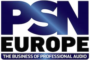 PSN Europe Official Logo. PSN Europe Online Magazine, the business of professional audio.