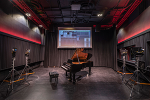 WSDG-designed RPI's brand new immersive audio/video/3d production complex featured on the cover of Sound & Communications February 2019 Issue. Live Room.