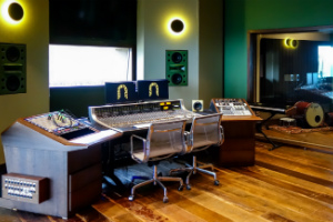 WSDG-designed Sonastério studio in Belo Horizonte, Brazil. Is a brand new SSL equipped recording studio, sitting at the mountains with brand new gear and fantastic acoustics. Control Room view.