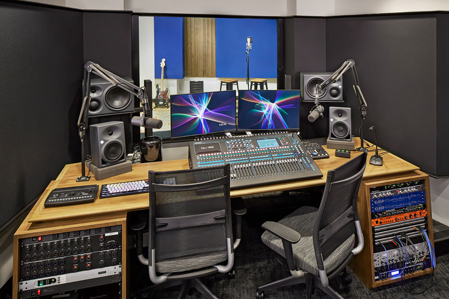 Stitcher is among the earliest, the most creative and most successful podcast creator companies. Their team made a move to build out larger production facilities in both its NY and LA offices and they chose WSDG to design their new podcast studios facilities. Control A.