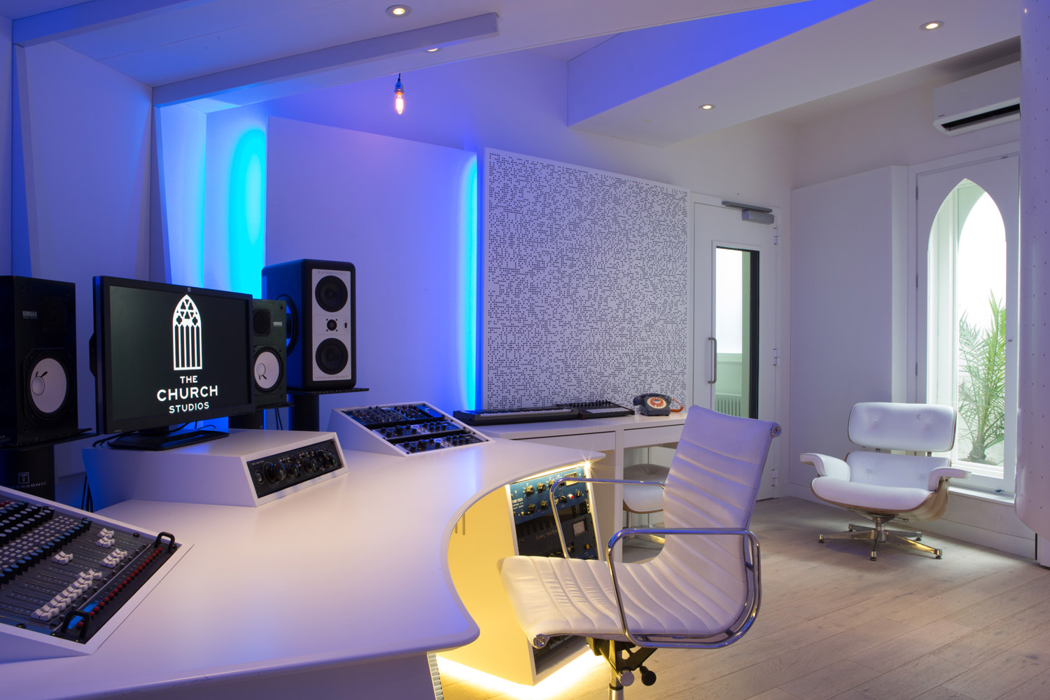 The Church Studios - Paul Epworth, London. Production Suite designed by WSDG
