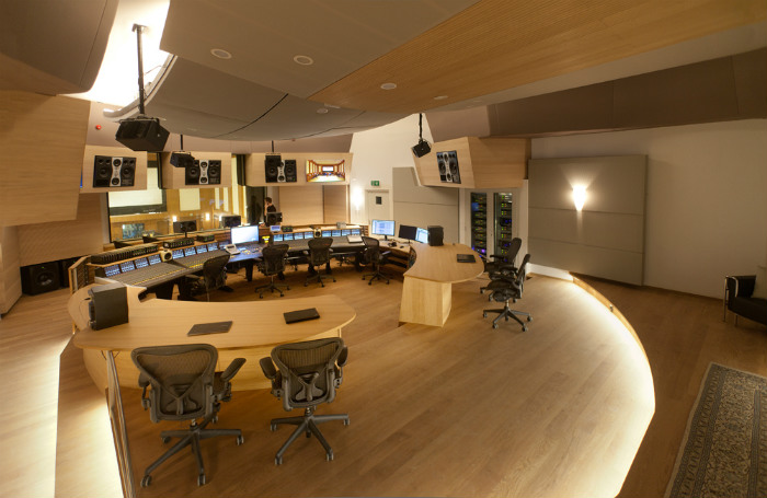 VSL Synchron Stage in Vienna, Austria. Legendary Recording Studio in the heart of Europe, new re-designed control room by WSDG