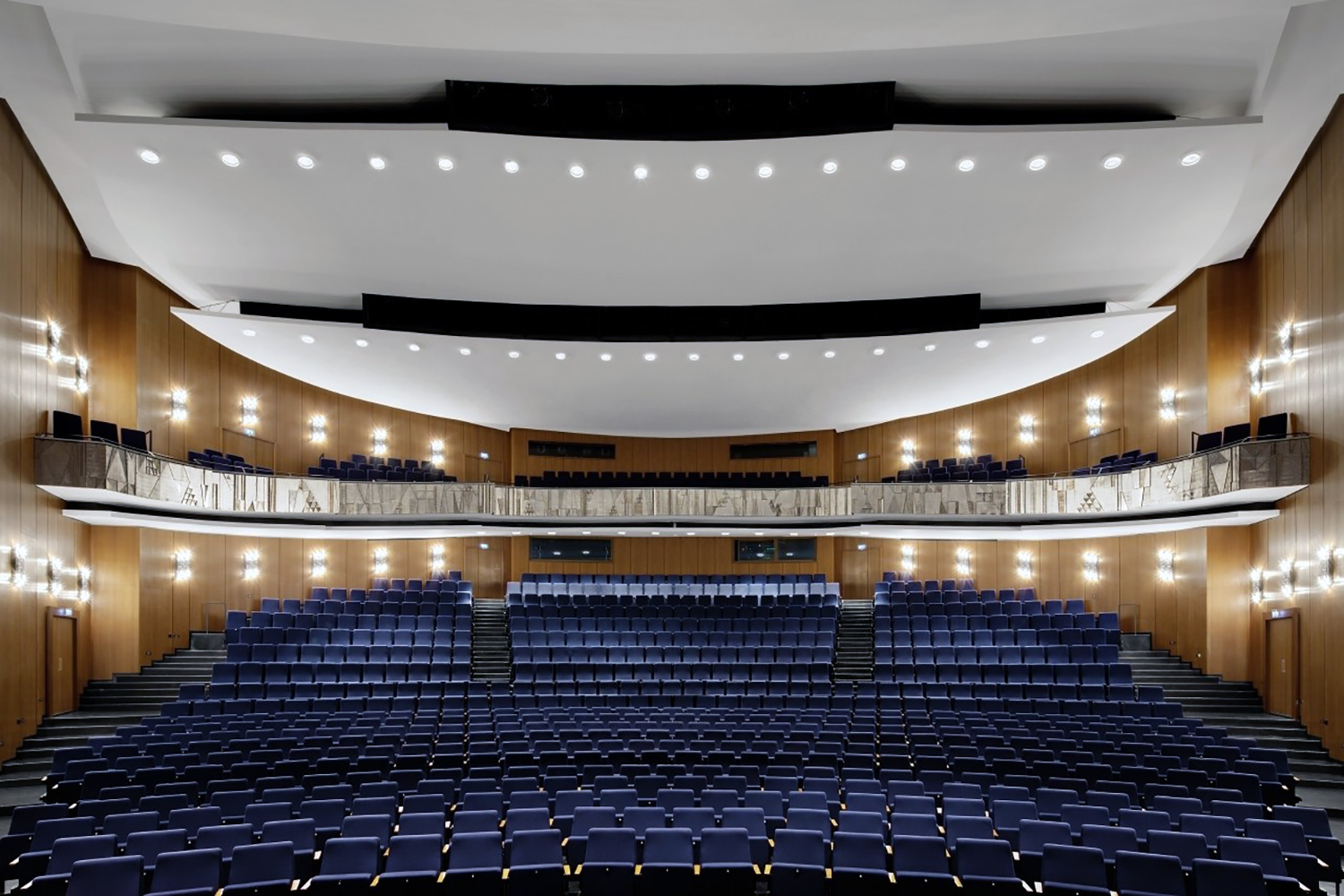 Worms Congress and Convention Center. Room acoustics and A/V systems design by WSDG / ADA-AMC.