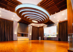 Zhejiang Conservatory of Music in Hangzhou, East China commissioned WSDG to create an important addition to this extraordinary institution, a 21st Century Music Production & Education Complex. Live Room Side And High View