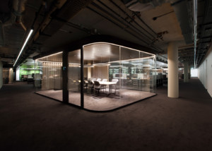 Architect Nadja Zürcher comissioned WSDG to do acoustic consulting, treatments and A/V integration for the conference, meeting and huddle rooms for a top Zurich Firm. Corporate Europe Project. Meeting Room A